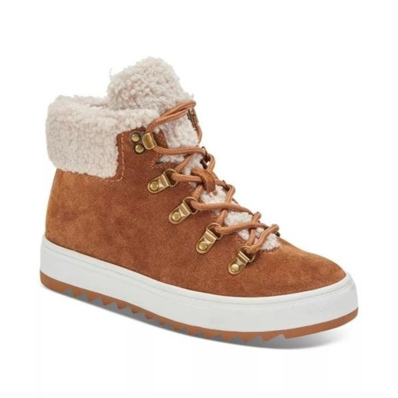 AQUA COLLEGE Women's Sheela Waterproof Booties in Camel - Size 7.5 M - Picture 1 of 9